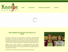 Tablet Screenshot of knospe-naturkost.de